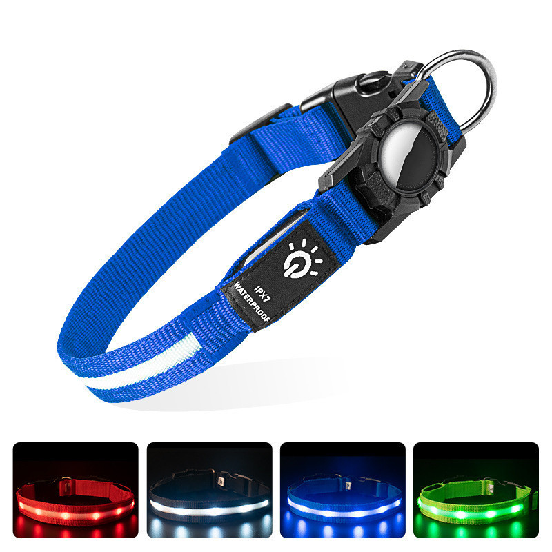 GlowGuard GPS Collar