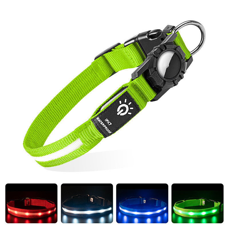 GlowGuard GPS Collar