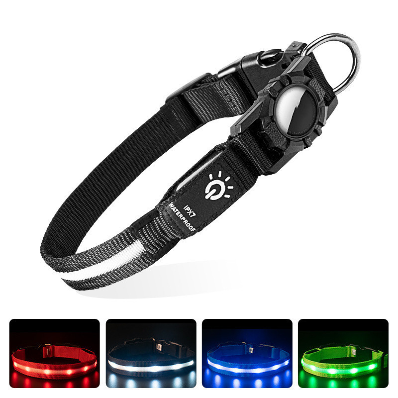 GlowGuard GPS Collar