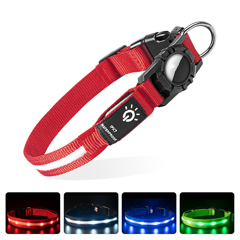 GlowGuard GPS Collar